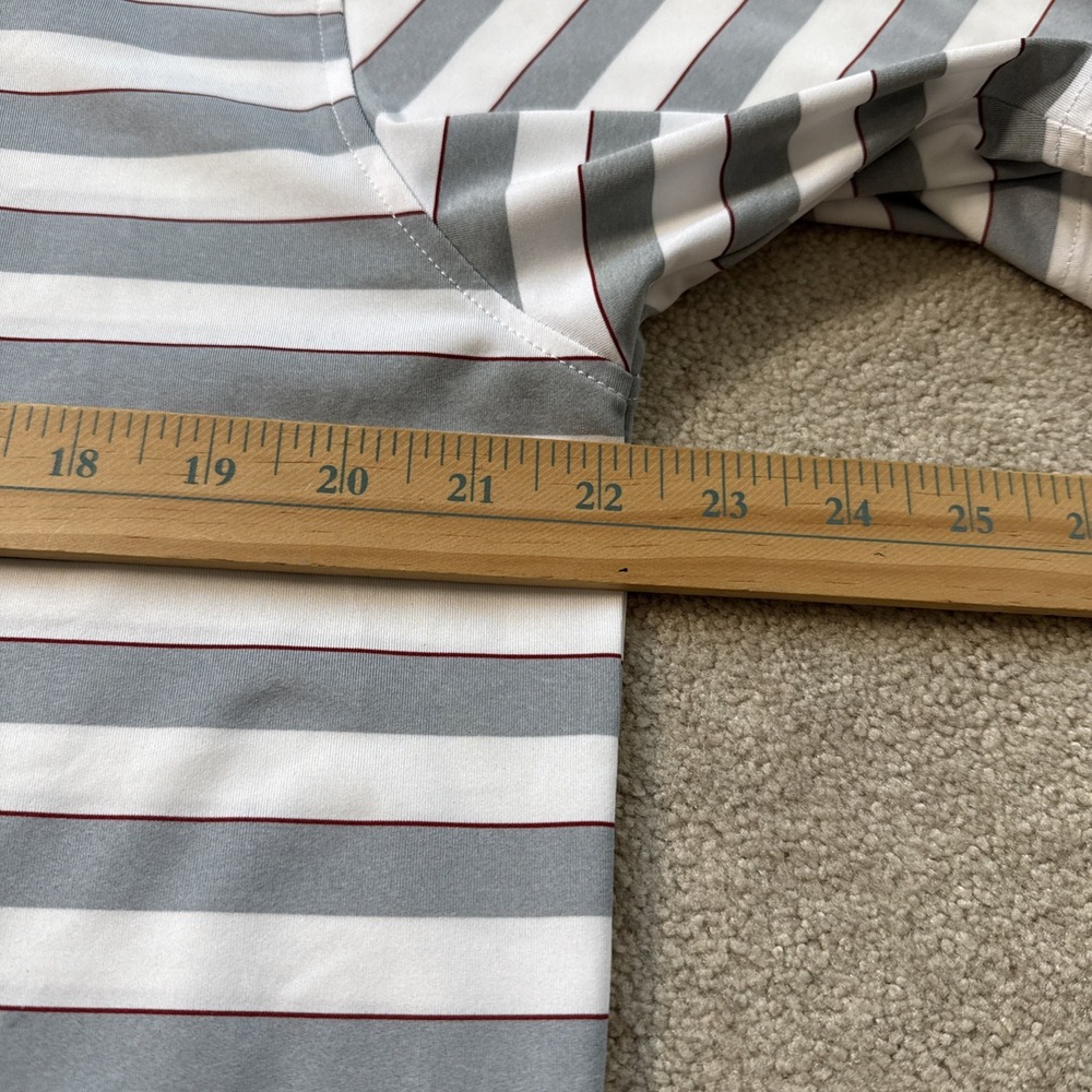 FootJoy The Legends Golf Club Parris Island SC Polo Golf Shirt Mens M Striped - Picture 5 of 9